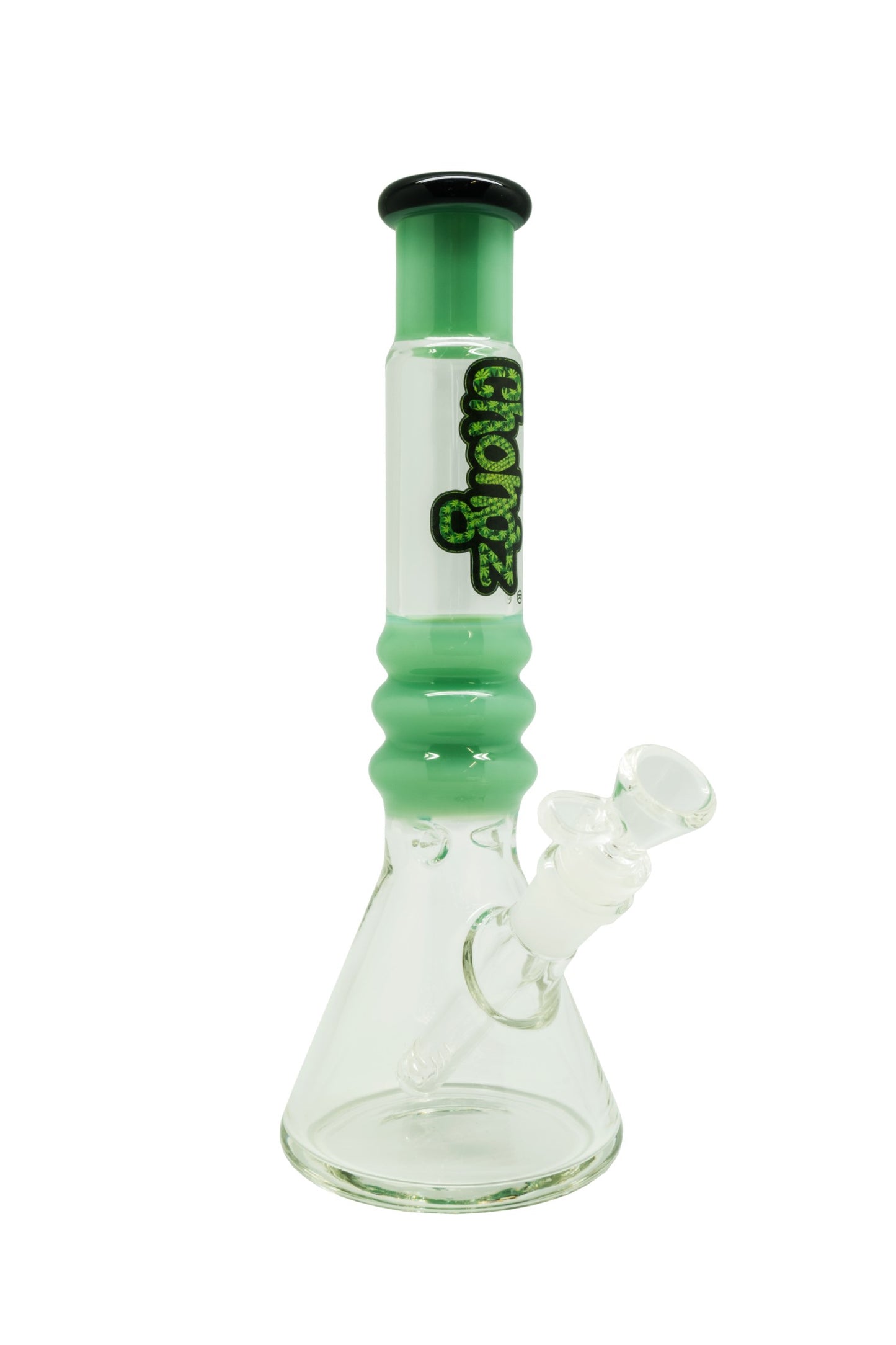 Chongz Bong Glass "Greenpoint Gothic" Jade Green