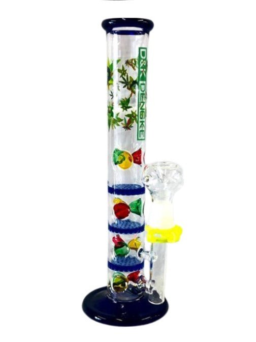 D&K 3 Disc Percolator Glass Bong