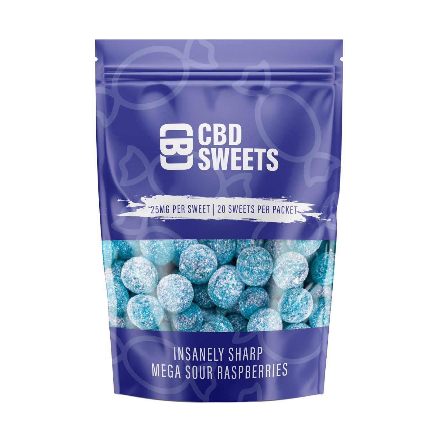 Sweets - CBD Mega Sour Raspberries