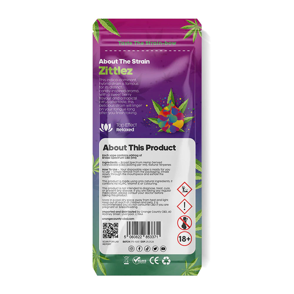 Disposable CBD Vape Pen - Zittlez info