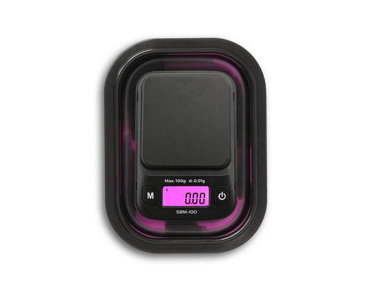 On Balance SBM 100g x 0.01g Mini Silicone Bowl Digital Pocket Scale PINK