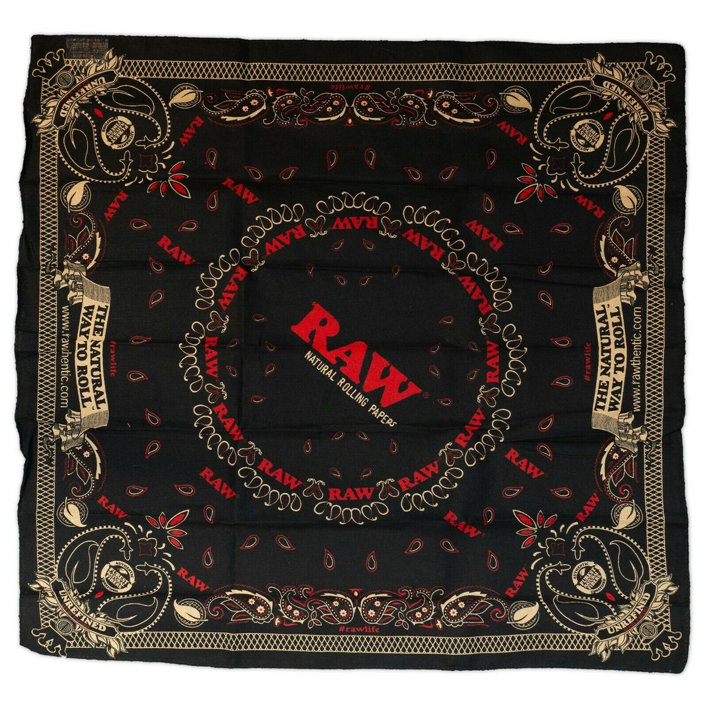 Raw Bandana Headwear Scarf